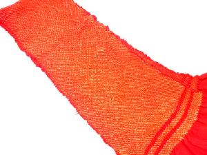 正絹　振袖用　絞り　帯揚げ